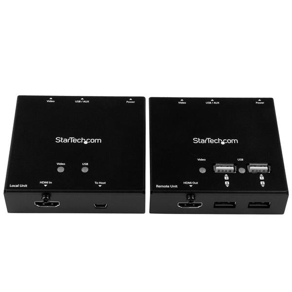 StarTech.com Extendeur HDMI sur Cat6 à 50 m avec hub USB 2.0 à 4 ports - 1080p