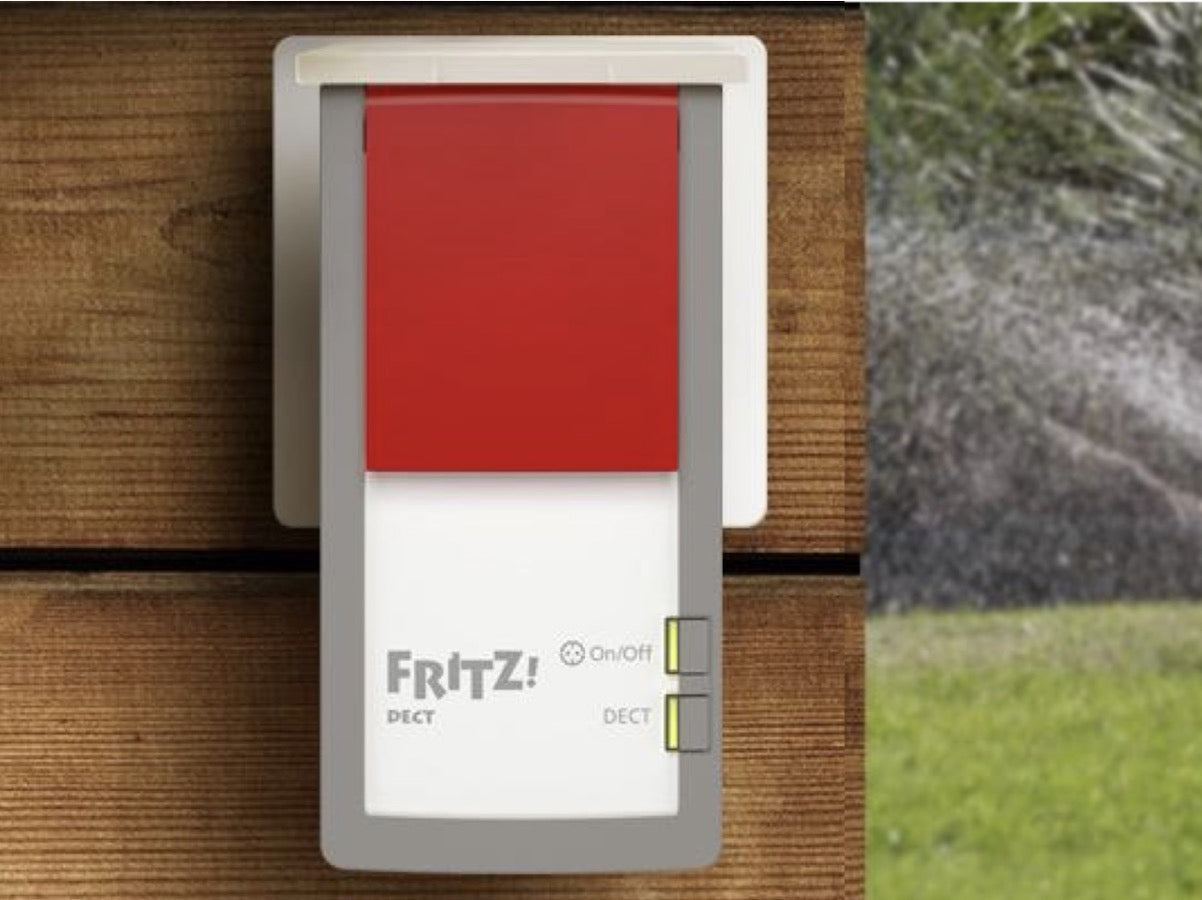DECT FRITZ! 210 INT Prise intelligente 3450 W Gris, Rouge, Blanc