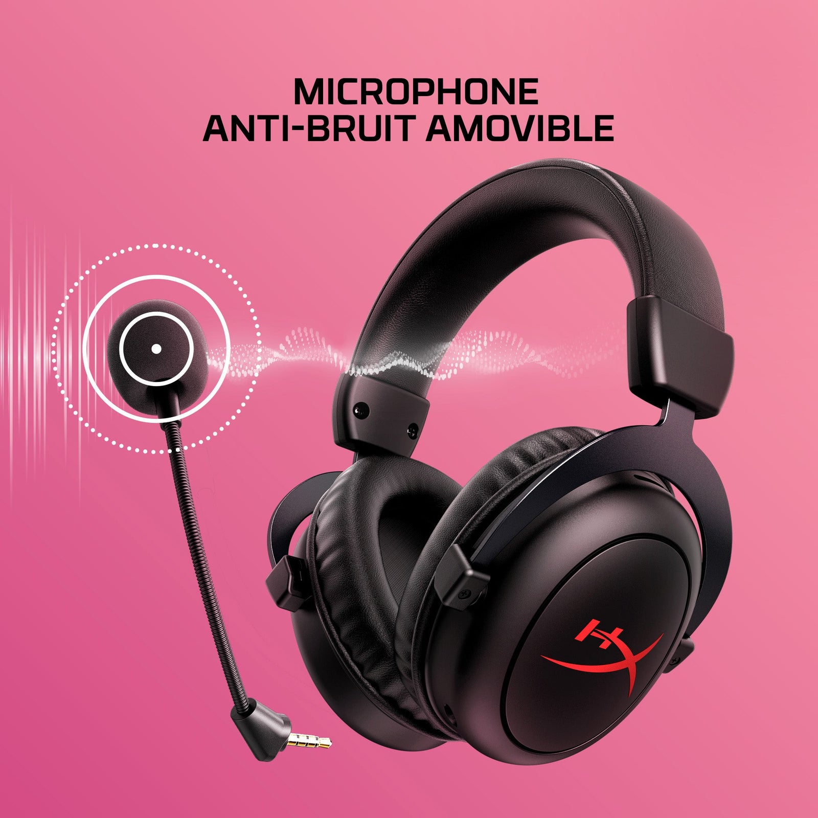 Casque de jeu sans fil HyperX Cloud II Core