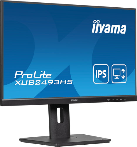 iiyama ProLite XUB2493HS-B6 écran plat de PC 60,5 cm (23.8") 1920 x 1080 pixels Full HD LED Noir